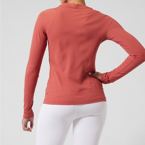 Athleta Sunchaser UPF Dusty Rose Pink Long Sleeve Active Outdoor Top Size XS - Picture 2 of 10